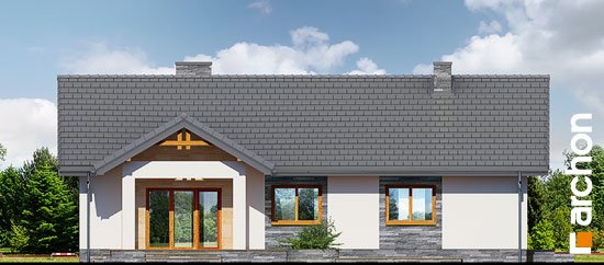 Проект дома Дом в лещиновнике 2 - 6 Одноэтажные дома в Киеве