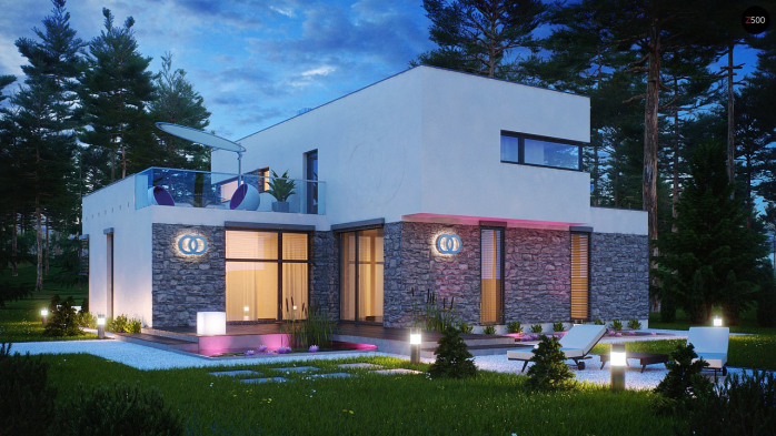 Проект дома Ux46 - 3 Двухэтажные дома в Киеве