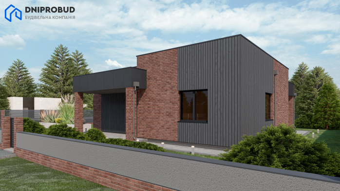 Проект дома Db 28 - 5 Одноэтажные дома в Киеве