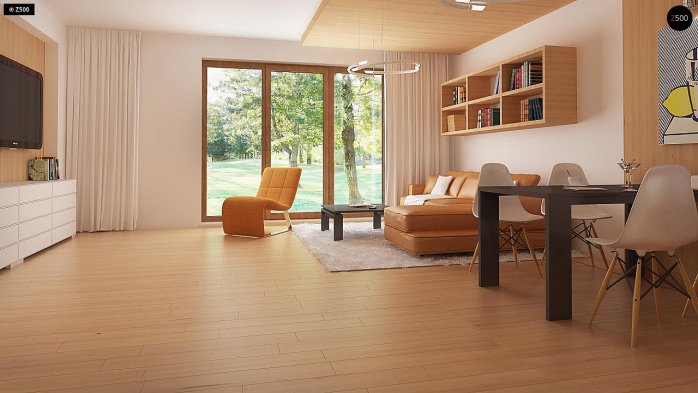 Проект дома U69 GP - 3 Одноэтажные дома в Киеве