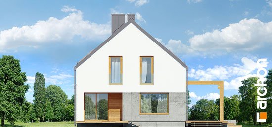 Проект дома Дом под лукумой - 6 С мансардным этажом дома в Киеве