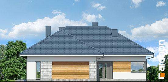 Проект дома Дом в бирюзе (Г2) - 3 Одноэтажные дома в Киеве