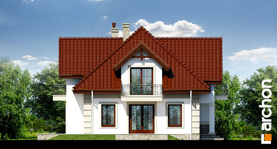 Проект дома Дом а альпиниях вер.2 - 5 С мансардным этажом дома в Киеве