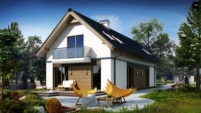 Проект дома U294 - 2 С мансардным этажом дома в Киеве