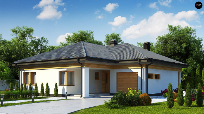 Проект дома U204 GP - 1 Одноэтажные дома в Киеве