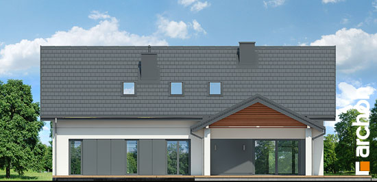 Проект дома Дом в стоколосе (Г2) - 6 С мансардным этажом дома в Киеве