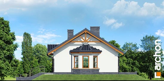 Проект дома Дом в ежевике вер.3 - 4 Одноэтажные дома в Киеве