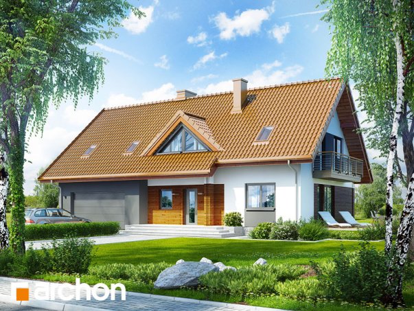 Проект дома Дом в голденах - 1 С мансардным этажом дома в Киеве