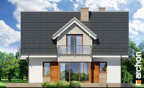 Проект дома Дом в рододендронах 5 (ВH) - 5 С мансардным этажом дома в Киеве