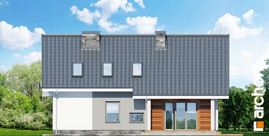 Проект дома Дом в гейджее (П) - 6 С мансардным этажом дома в Киеве