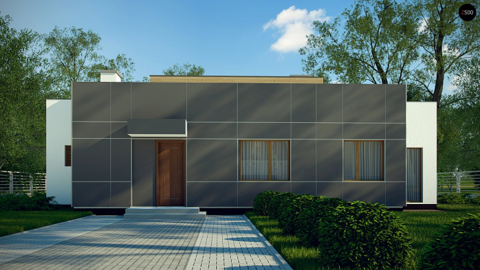 Проект дома Ux111 - 2 Одноэтажные дома в Киеве