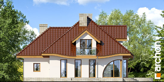 Проект дома Дом в зефирантесе 2 (Г2)  - 6 С мансардным этажом дома в Киеве