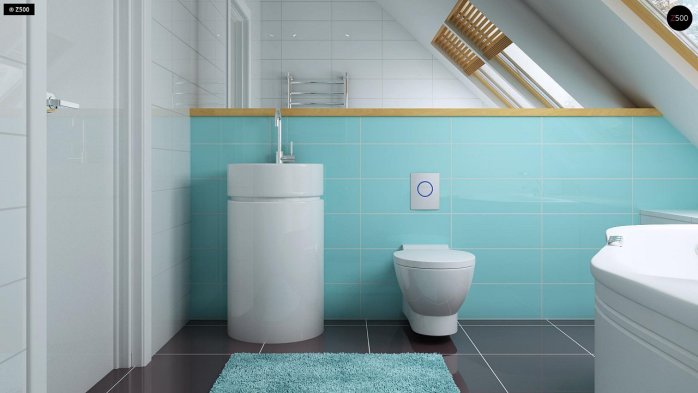 Проект дома U34 - 15 С мансардным этажом дома в Киеве