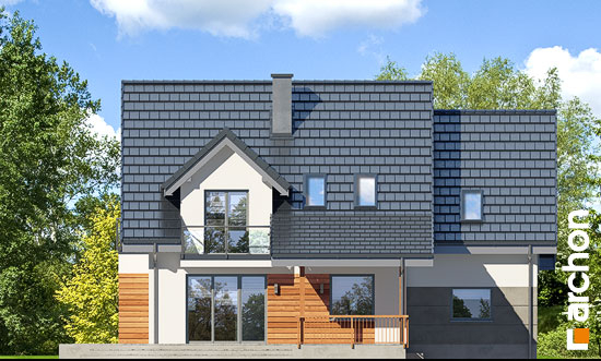 Проект дома Дом в тамарисках 4 (ПН) - 6 С мансардным этажом дома в Киеве