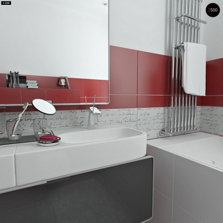 Проект дома Ux24 a v1 - 18 Двухэтажные дома в Киеве