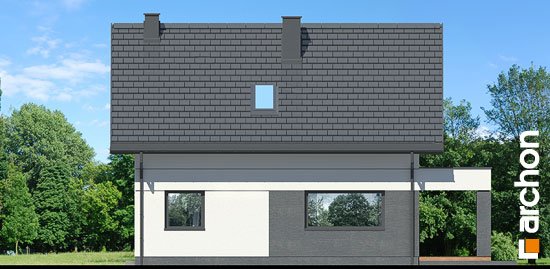 Проект дома Дом в мотыльках - 6 С мансардным этажом дома в Киеве