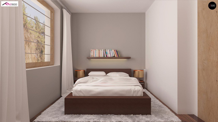 Проект дома U244 GP - 8 С мансардным этажом дома в Киеве