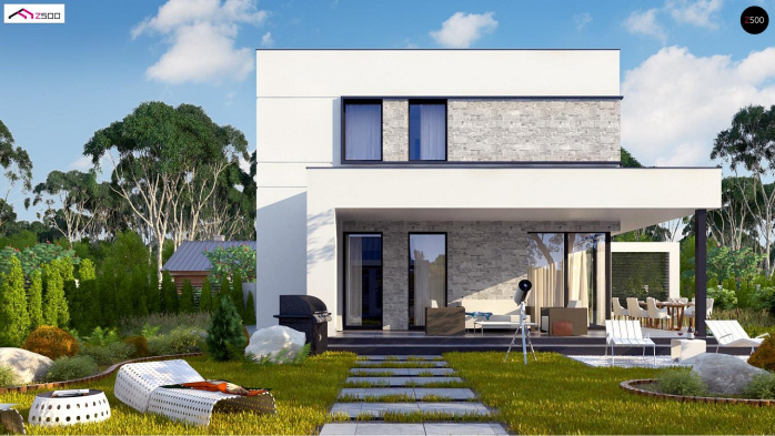 Проект дома Ux92 - 5 Двухэтажные дома в Киеве