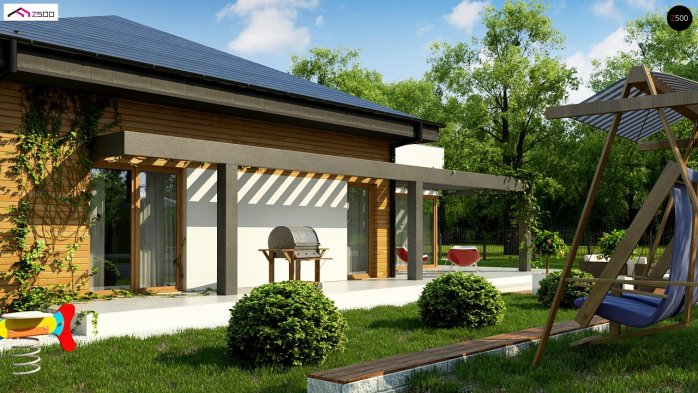 Проект дома U271 - 6 Одноэтажные дома в Киеве