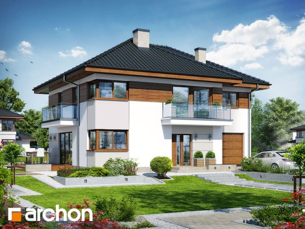 Проект дома Вилла Эмма - 2 Двухэтажные дома в Киеве