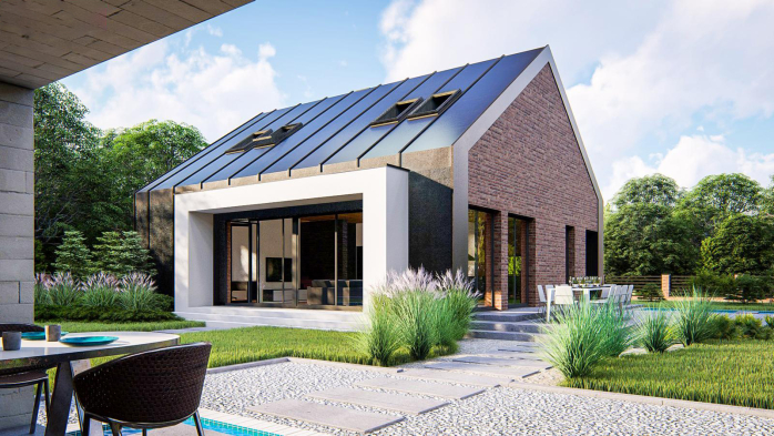 Проект дома U416 - 2 С мансардным этажом дома в Киеве