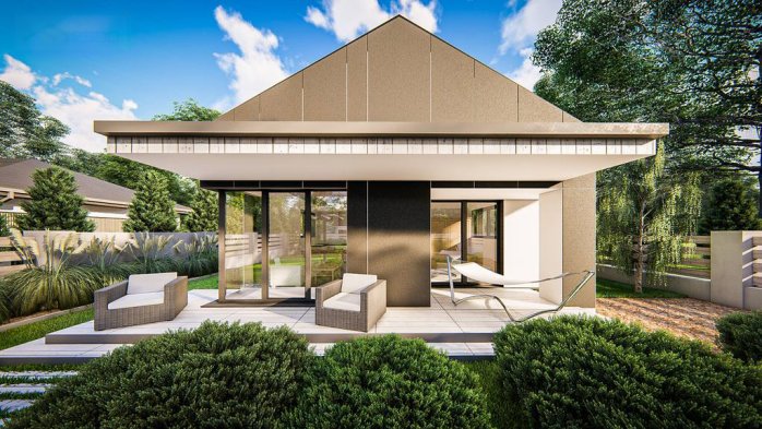 Проект дома U498 - 2 Одноэтажные дома в Киеве