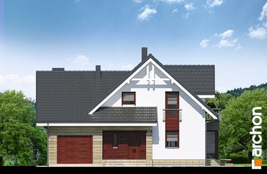 Проект дома Дом в тамарисках 2 (Н) вер.2 - 3 С мансардным этажом дома в Киеве