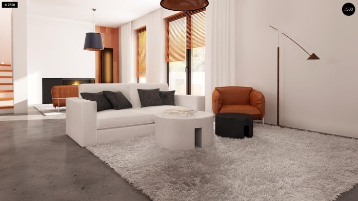 Проект дома U114 - 7 С мансардным этажом дома в Киеве