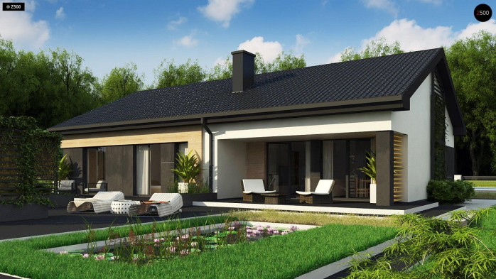 Проект дома U349 - 1 Одноэтажные дома в Киеве