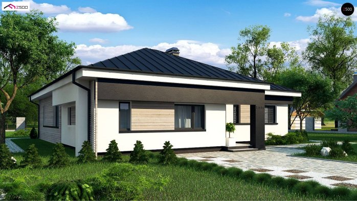 Проект дома U200 BG - 3 Одноэтажные дома в Киеве