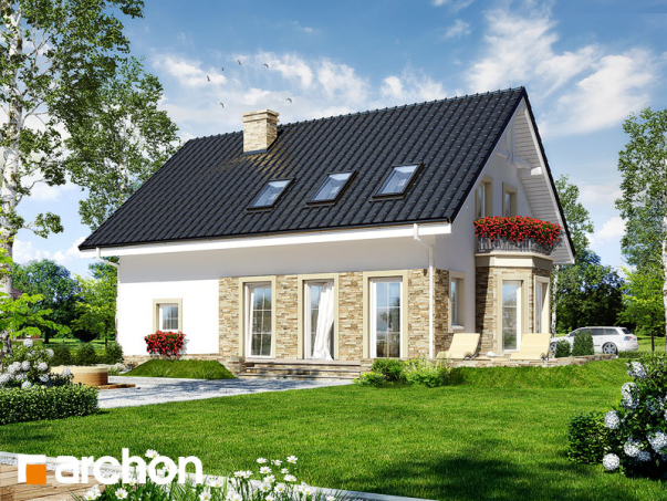 Проект дома Дом в рододендронах 14 вер.2 - 2 С мансардным этажом дома в Киеве