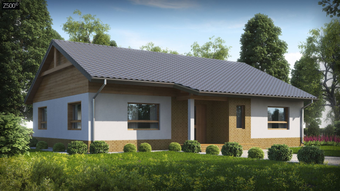 Проєкт будинку U41 plus - Одноповерхові дома у Києві