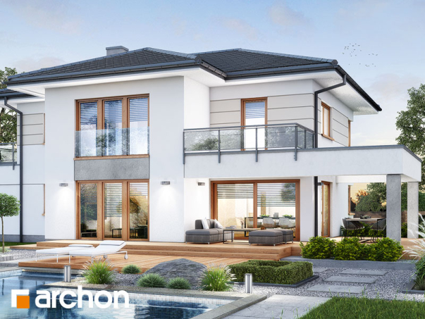 Проект дома Вилла Миранда 12 (Г2) - 2 Двухэтажные дома в Киеве