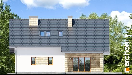 Проект дома Дом в вистерии 3 - 6 С мансардным этажом дома в Киеве