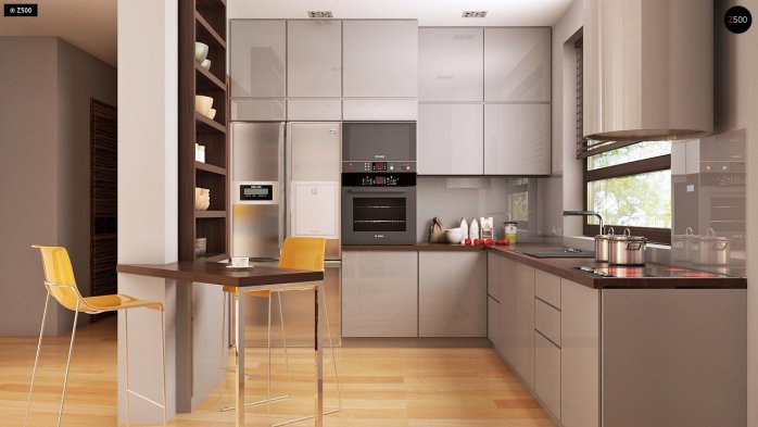 Проект дома U79 - 7 С мансардным этажом дома в Киеве