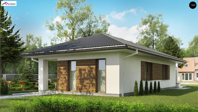 Проект дома U355 - 6 Одноэтажные дома в Киеве