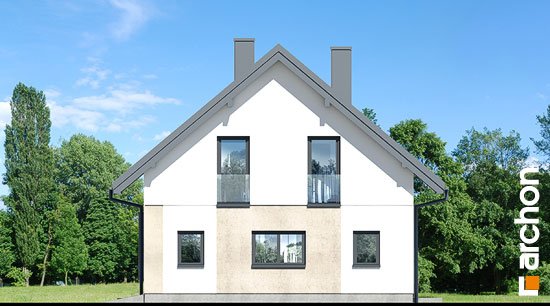 Проект дома Дом в изопируме 8 - 4 С мансардным этажом дома в Киеве