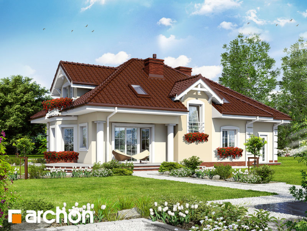 Проект дома Дом в эхинацеях 2 вер.2 - 2 С мансардным этажом дома в Киеве