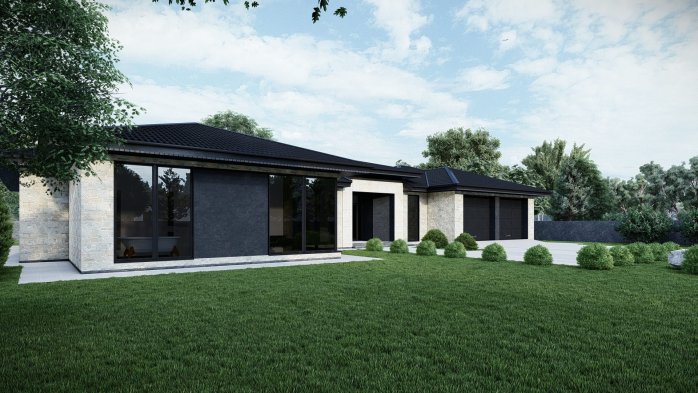 Проєкт будинку DBT 563 - Одноповерхові дома у Києві