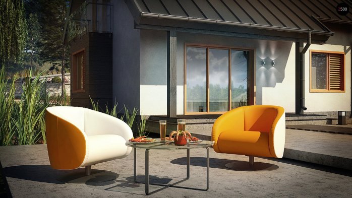 Проект дома U162 - 4 С мансардным этажом дома в Киеве