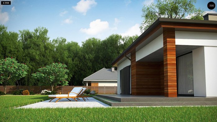 Проект дома U375 - 5 Одноэтажные дома в Киеве