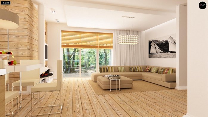 Проект дома U265 - 10 С мансардным этажом дома в Киеве