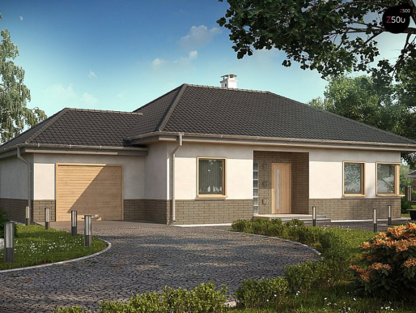 Проект дома U24 GL S - 1 Одноэтажные дома в Киеве