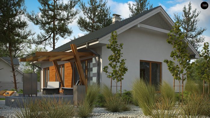 Проект дома U308 - 5 Одноэтажные дома в Киеве