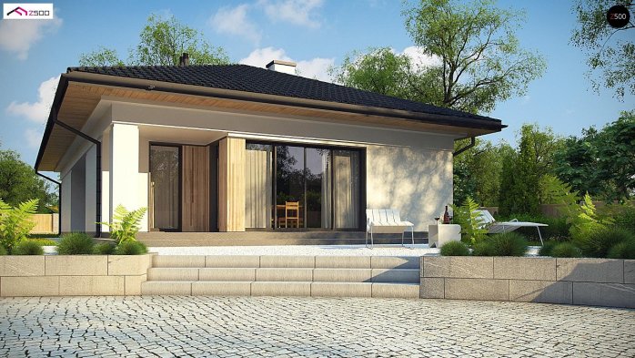 Проект дома U354 - 5 Одноэтажные дома в Киеве