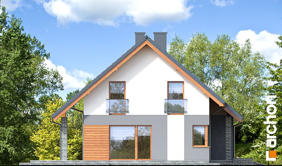 Проект дома Дом в журавках 7 - 5 С мансардным этажом дома в Киеве