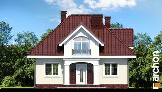 Проект дома Дом под белой акацией вер.2 - 3 С мансардным этажом дома в Киеве