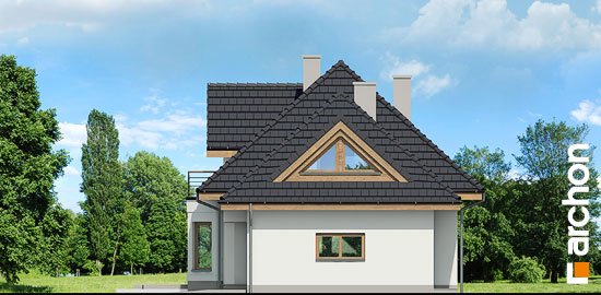 Проект дома Дом в авокадо (Г) вер.2 - 4 С мансардным этажом дома в Киеве