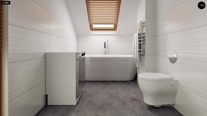 Проект дома U264 - 14 С мансардным этажом дома в Киеве