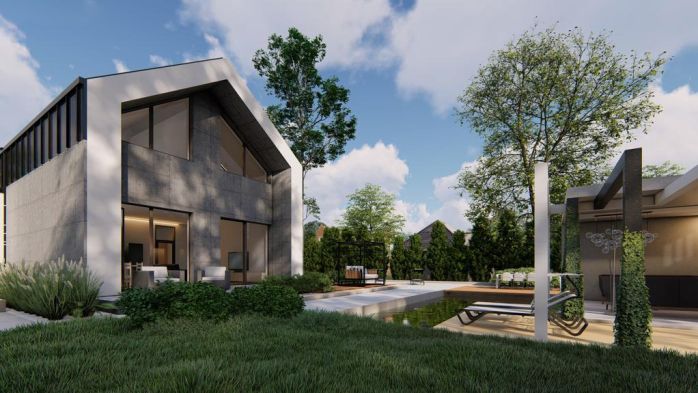 Проект дома U526 - 6 С мансардным этажом дома в Киеве